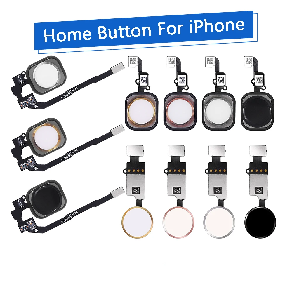 Кнопка Home с гибким кабелем для iPhone 5 5C 5S 6 6Plus 6s plus 7|Шлейфы мобильных телефонов| |