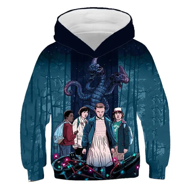 

Stranger Things Hoodie Kids Sweatshirt Children Clothes Girls Clothing Boy Clothes Hooded Pullover Teens Tops For Girl Sweater