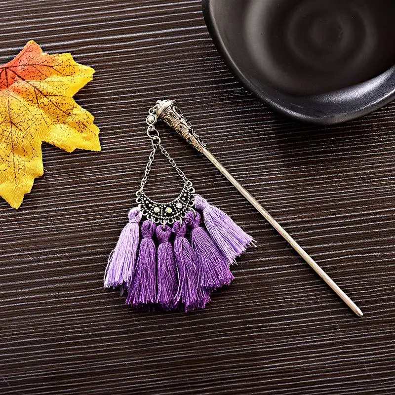 Женские винтажные шпильки для волос в китайском стиле богемные этнические из