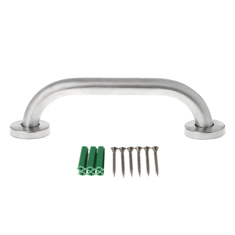 

Stainless Steel Bathroom Shower Support Wall Grab Bar Safety Handle Towels Rail 20cm