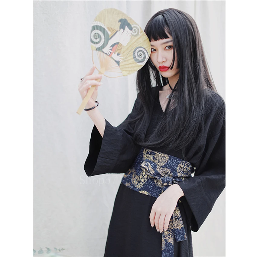 Платье кимоно с японским поясом хаори Оби юката винтажный поясной ремень