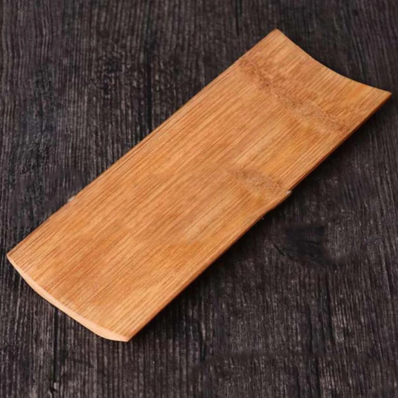 

Bamboo Tea Towel Crafts Kung Fu Tea Accessories Towel Tray Napkin Storage Holder Dish Plate Tea Tray