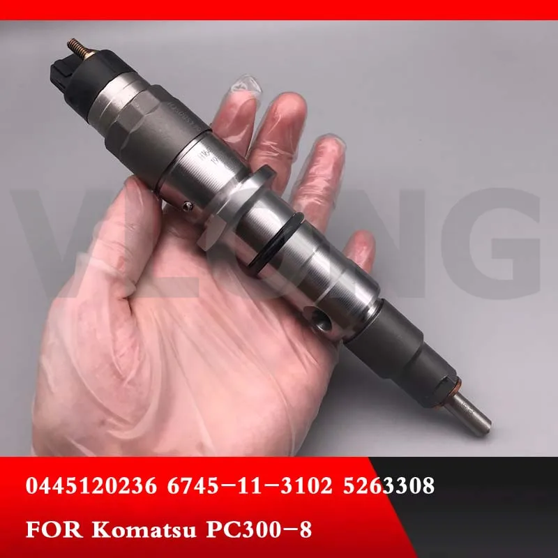 Форсунка дизельного топлива Common Rail 0445 120 236 для Komatsu PC300 Cummins 0445120236 форсунка
