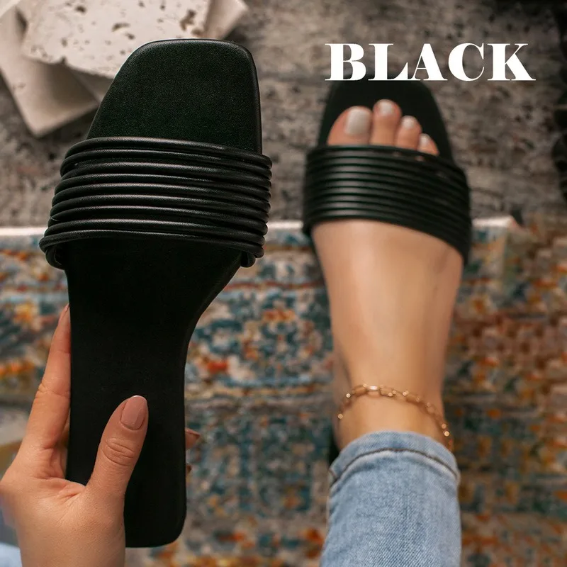

Women Sandals Fashion Outdoor Female Slides Large Size Simple Design Light And Comfortable Ladies Summer Shoes Sandalias Mujer