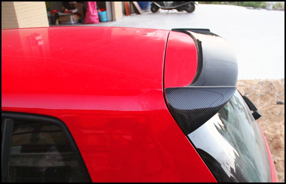 Для VW Golf 6 GTI 2009-2013 года OSIR Стиль углеродного волокна задний спойлер на крыше для губ CF Стайлинг MK6 R20 спойлер крыло подходит только для GTI& R20