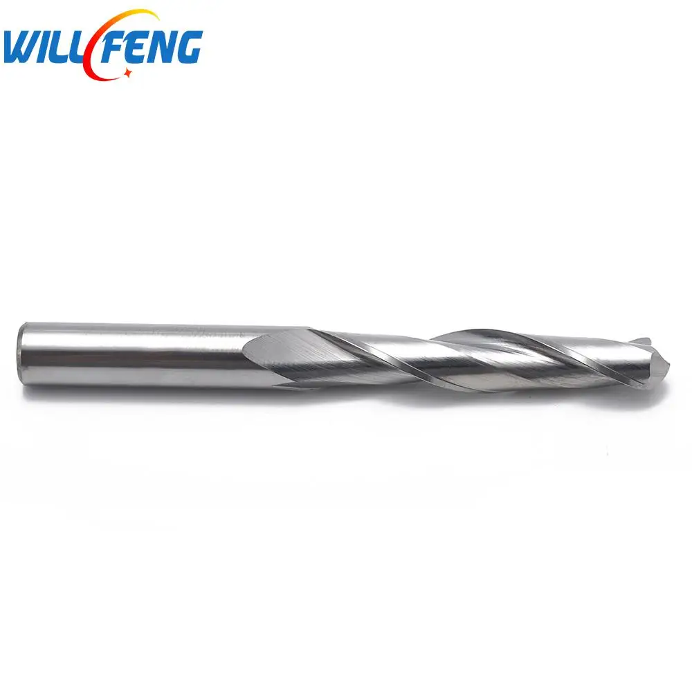 Будет Feng 4 мм двойная спиральная шаровая фрезерная головка для резки МДФ ПВХ 5