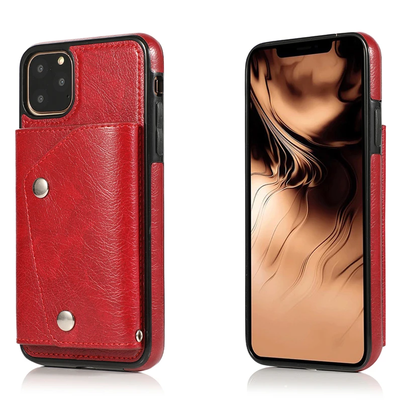 Чехол для iPhone 11 Pro Max чехол-книжка с отделением для карт задняя крышка кожаный чехол для телефона для iPhone X XS Max XR 8 7 6 6S Plus Coque