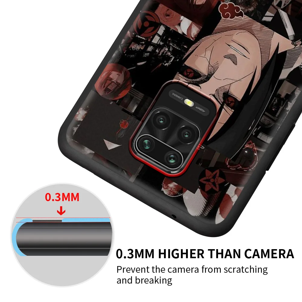 luxury soft phone accessories cover for redmi note 9 9s 8 8t 7 pro 7a 8a 9a 9c k40 note 10 plus max case akatsuki naruto anime free global shipping