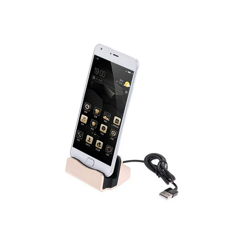 For IPhone X 8 7 6 USB Cable Sync Cradle Charger Base for Xiaomi Android Type C Samsung Stand Holder Charging Dock Station | Мобильные