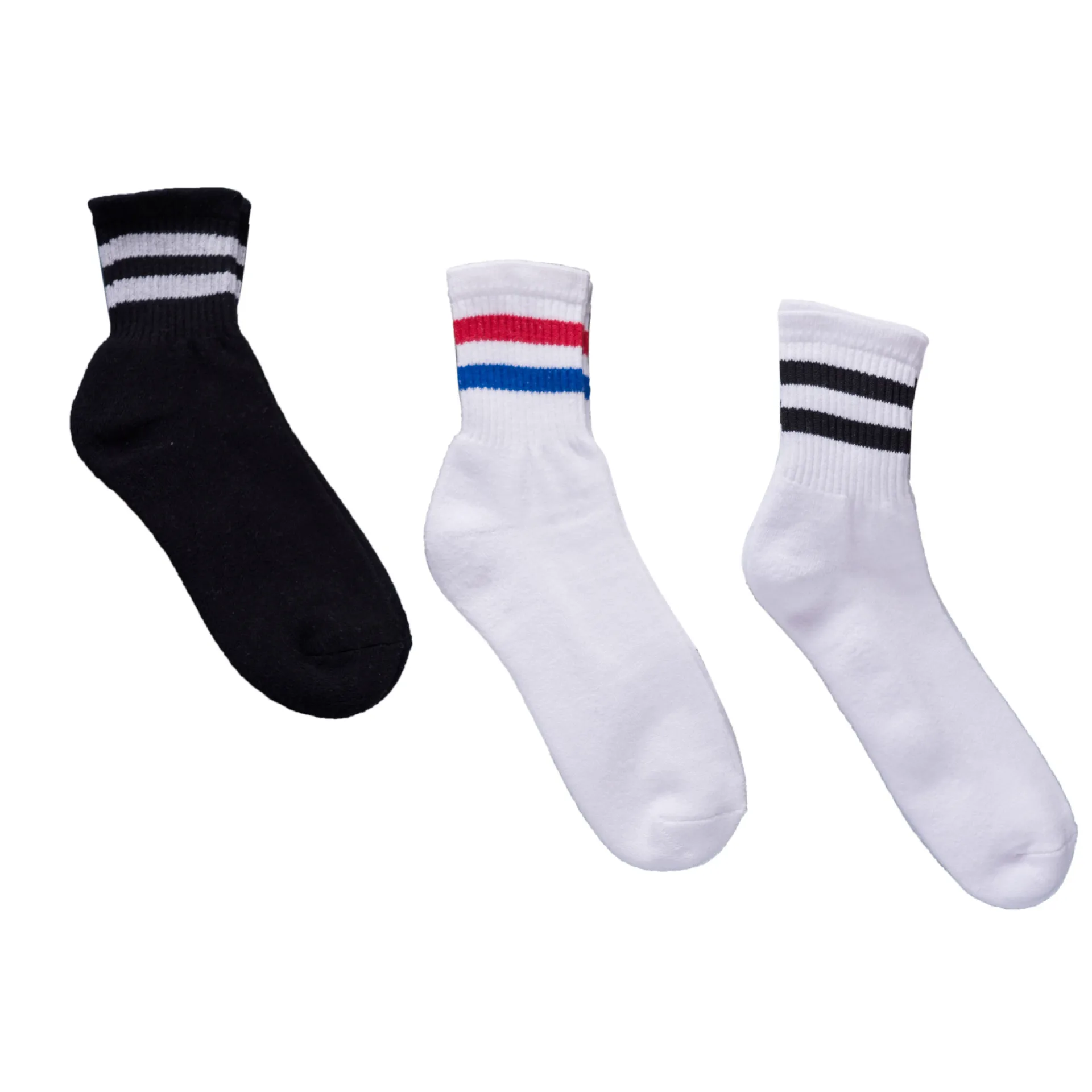 

Socks Fashion Socks Vintage Short Sports Socks Solid Cotton Socks Casual Streetwear Short Socks for Man Girl Cool Tube Socks
