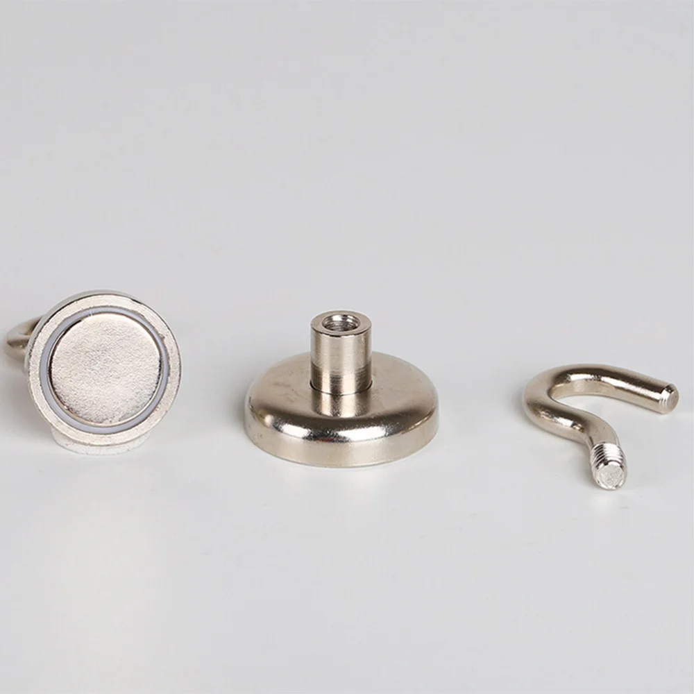 

10pcs Strong Neodymium Magnet Hooks Heavy Duty Magnetic Hooks for Home Kitchen Workplace Office and Garage