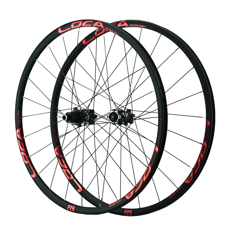 Kaufen MTB Mountainbike Fahrrad 26/27.5/29 Zoll/700C Quick Release Legierung Rad Set Gerade Pull Disc Bremse Rad Kleine Spline