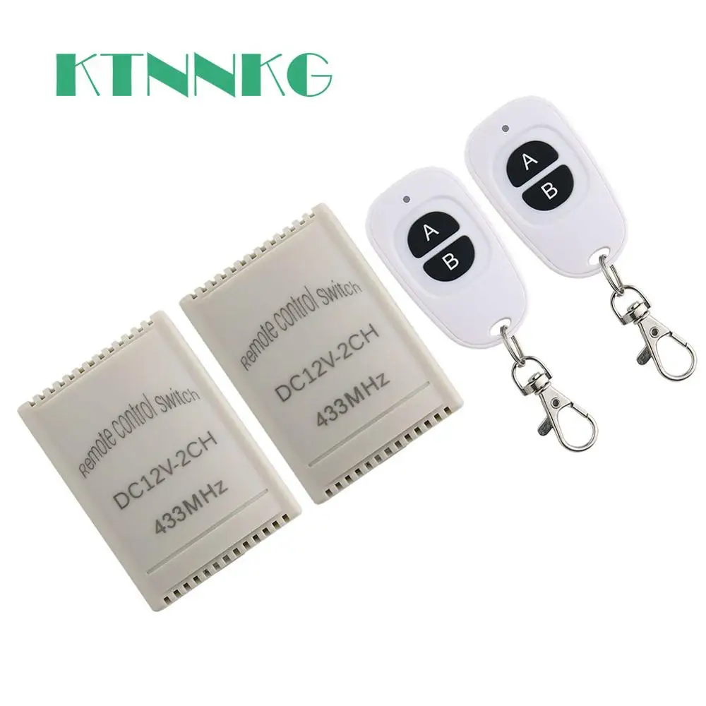 KTNNKG 433Mhz DC 12V Универсальный беспроводной пульт дистанционного управления