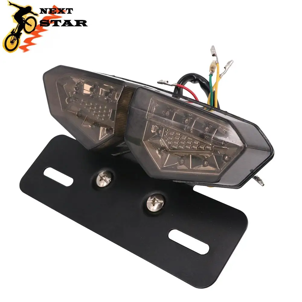 Мотоциклетный задний светильник 12 В светодиодный сигнальный тормозной s