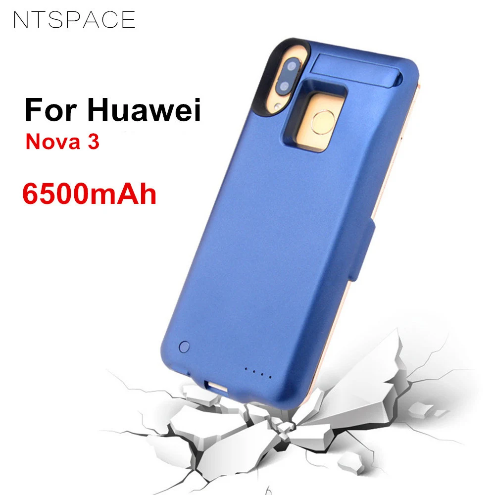 Запасной аккумулятор NTSPACE чехлы для зарядки Huawei Nova 3 чехол батареи 6500 мАч