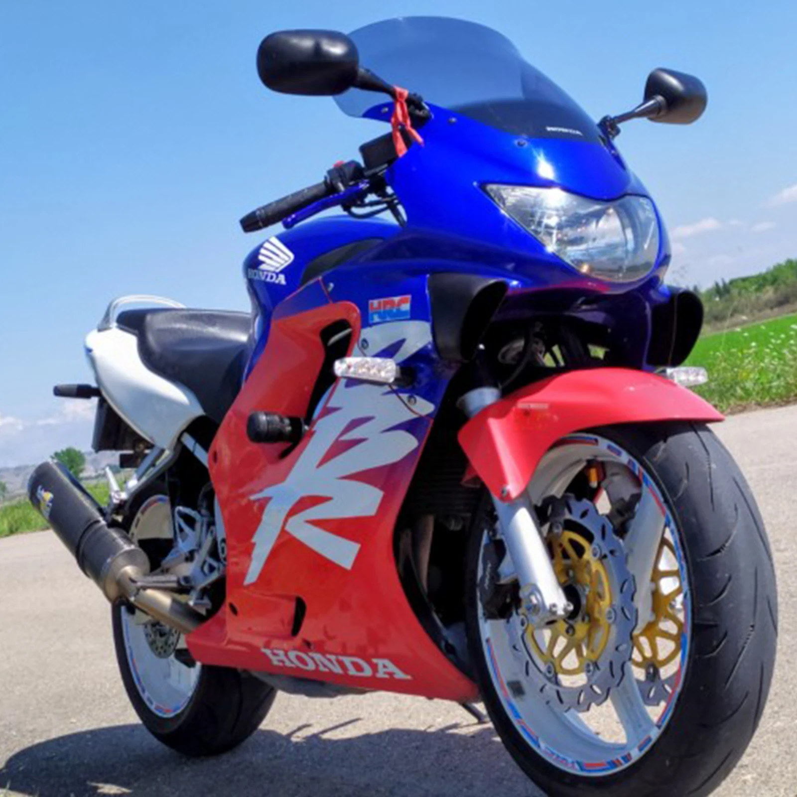 Наклейки на внешний обод мотоцикла пленка колеса светоотражающие наклейки