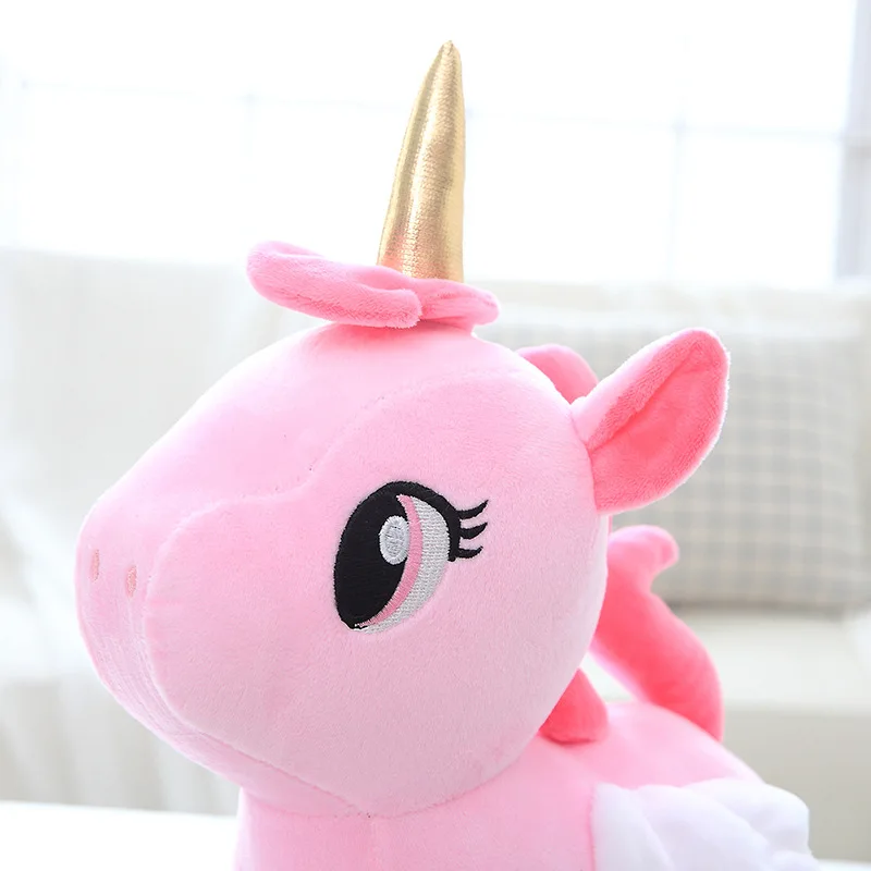 

20cm Pink Kawaii Plush Unicorn Doll Toy Soft Appease Sleeping Pillow Kids Room Decor Toy For Children Pupil Christmas Present