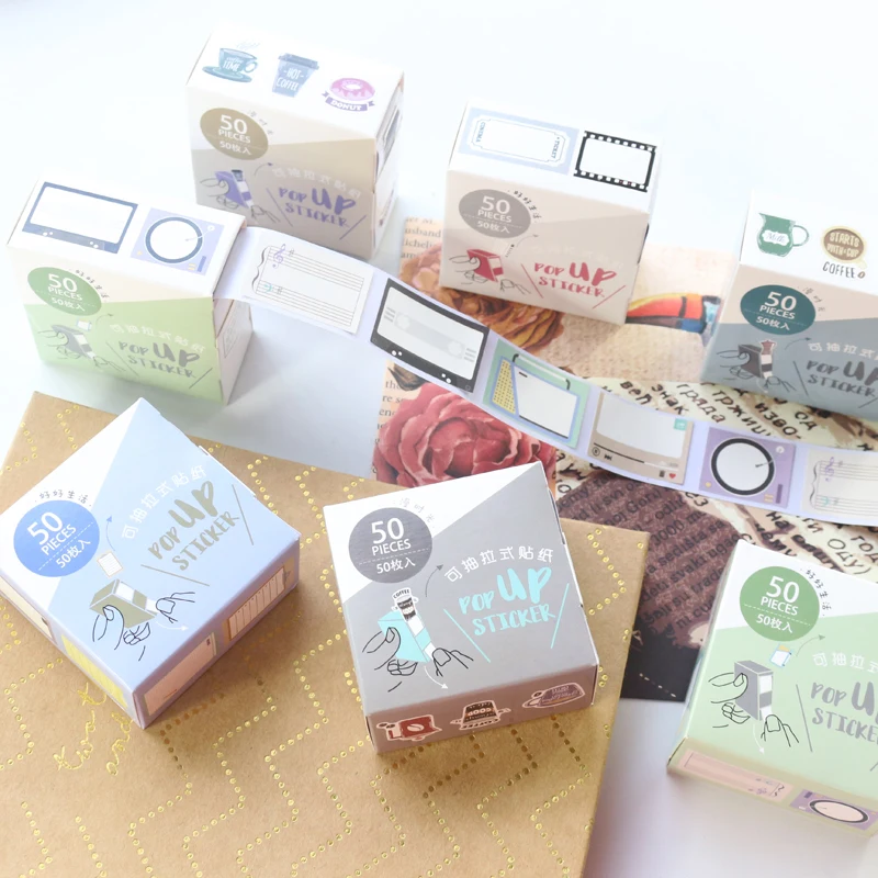 Оригинальные Мультяшные Декоративные DIY наклейки Domikee для дневника записной