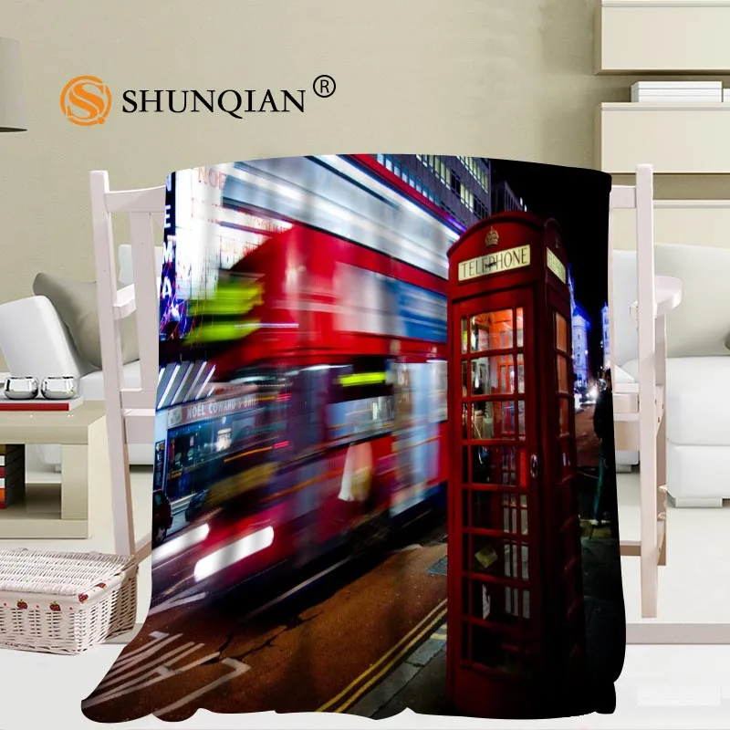 Miglior Coperte Su Ordinazione Della Via Di Londra Di Grandi Dimensioni Per I Letti Falafel Coperta Calda Del Sofà Di Sonno Di Inverno 56x80inch 50X60inch 40X50inch