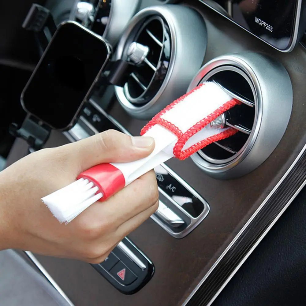 

2 In 1 Car Air-Conditioner Outlet Cleaning Tool Multi-purpose Dust Brush Car Accessories Interior Multi-purpose Brush