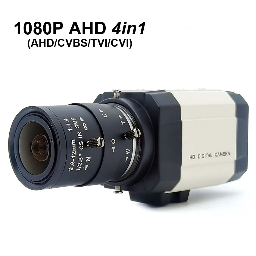 

5MP AHD 1080P 4in1 (AHD/TVI/CVI/CVBS) Box mini camera with osd menu built in IMX323 or CMOS Chip