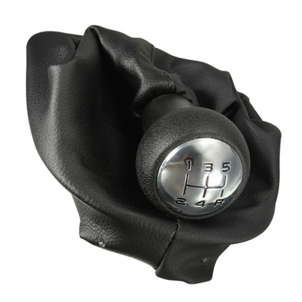 5 Speed Car Gear Shifting Stick Faux Leather Gaiter Knob Cover for Peugeot Citroen Automobile carros Interior Shifts Collar | Автомобили и