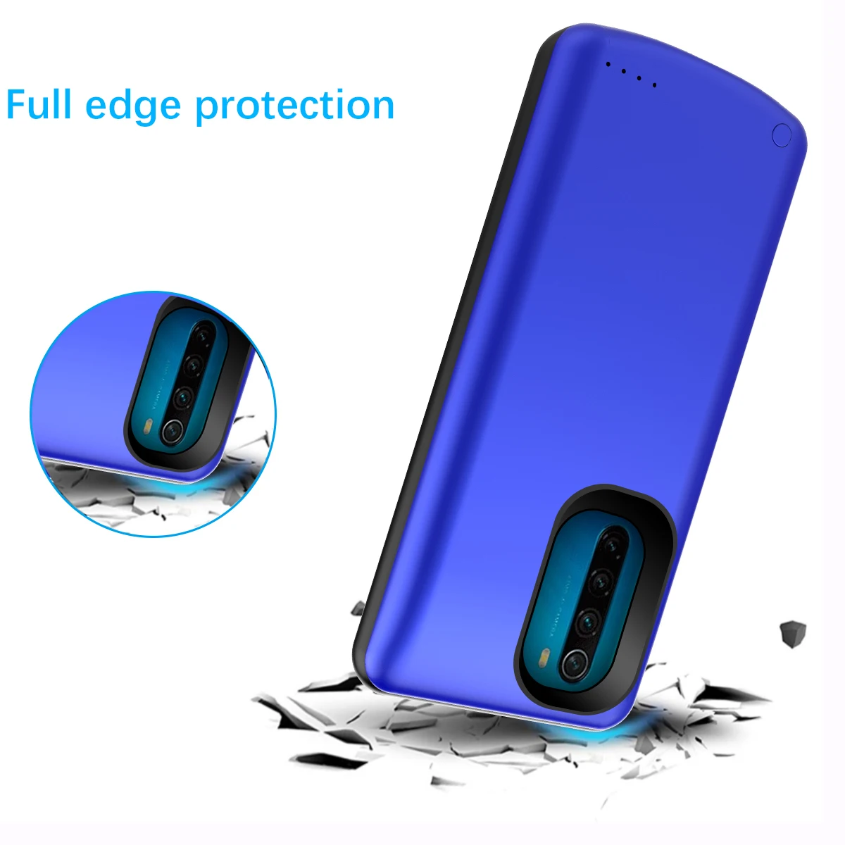 Для Xiaomi Redmi Note 8 6500 мА/ч чехол для зарядного устройства расширенный аккумулятор