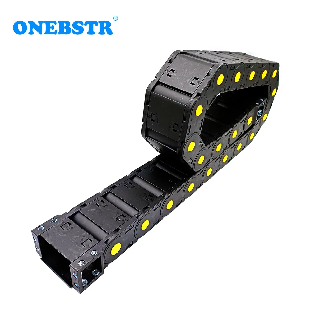 JFLO 1 метр 20X75 замкнутый тип цепи сопротивление провода кабель усовершенствованная пластиковая буксирная линия трансмиссия для станка с ЧПУ Бесплатная доставка