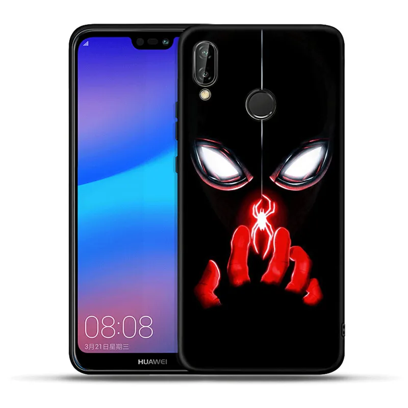 H1418 Герои Marvel Человек-паук Железный человек для huawei mate 20 10 P30 P20 P10 P9 P8 Lite Pro P Smart Мягкий силиконовый чехол Etui - Цвет: H1418