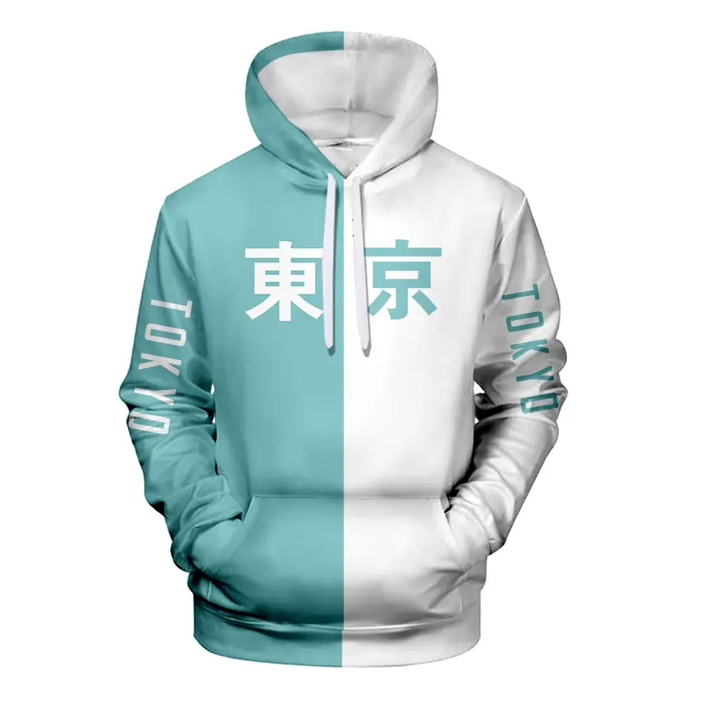 

2019 Cool Tokyo City 3D Colorful Print Hoodies Women/Men Fashion Harajuku Leisure Hooded Sweatshirt Pullover Autumn Clothes