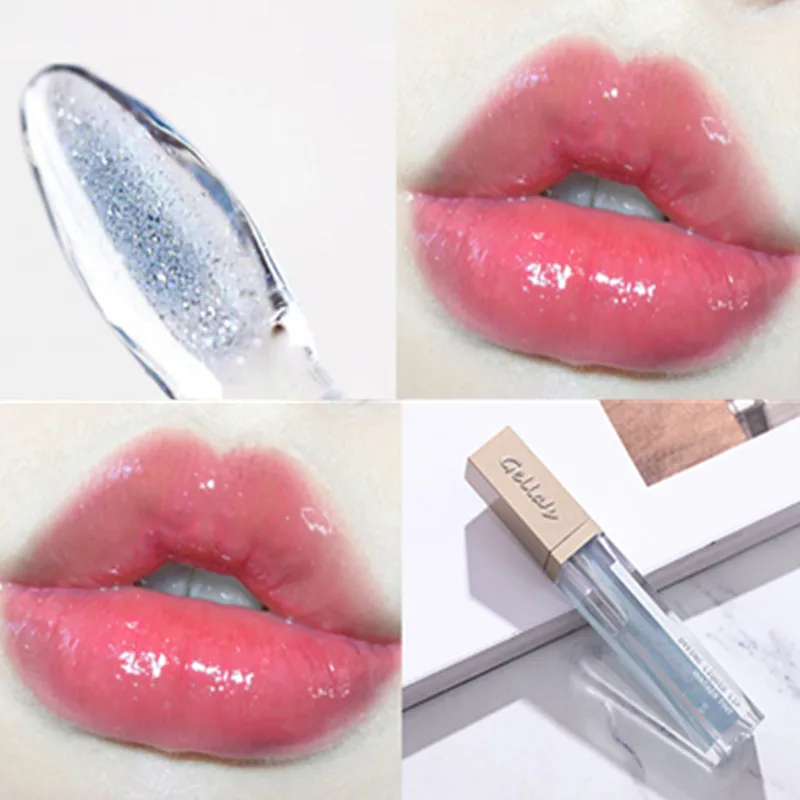 Мерцающий Увлажняющий блеск для губ изменение температуры Цвет жидкая помада