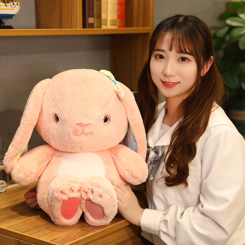 

1 pcs 25-40cm Cute Cartoon Long Ears Rabbit Doll Baby Soft Plush Toys Children Rabbit Sleeping Mate Stuffed Plush Animal Toys