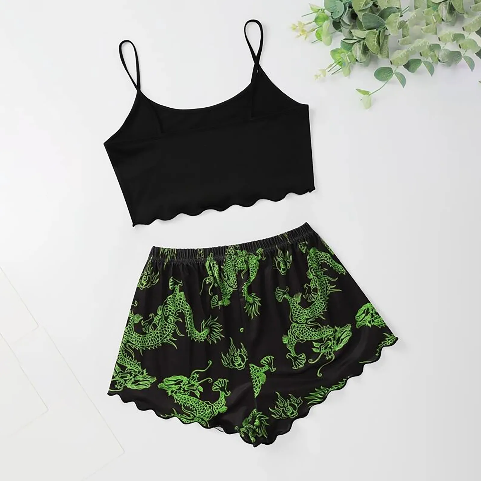 

Women's Sexy Lingerie Sleepwear Erotic Costumes Fashion Sexy Sleepwear Printed Temptation Tops Suit Nightdress Cool