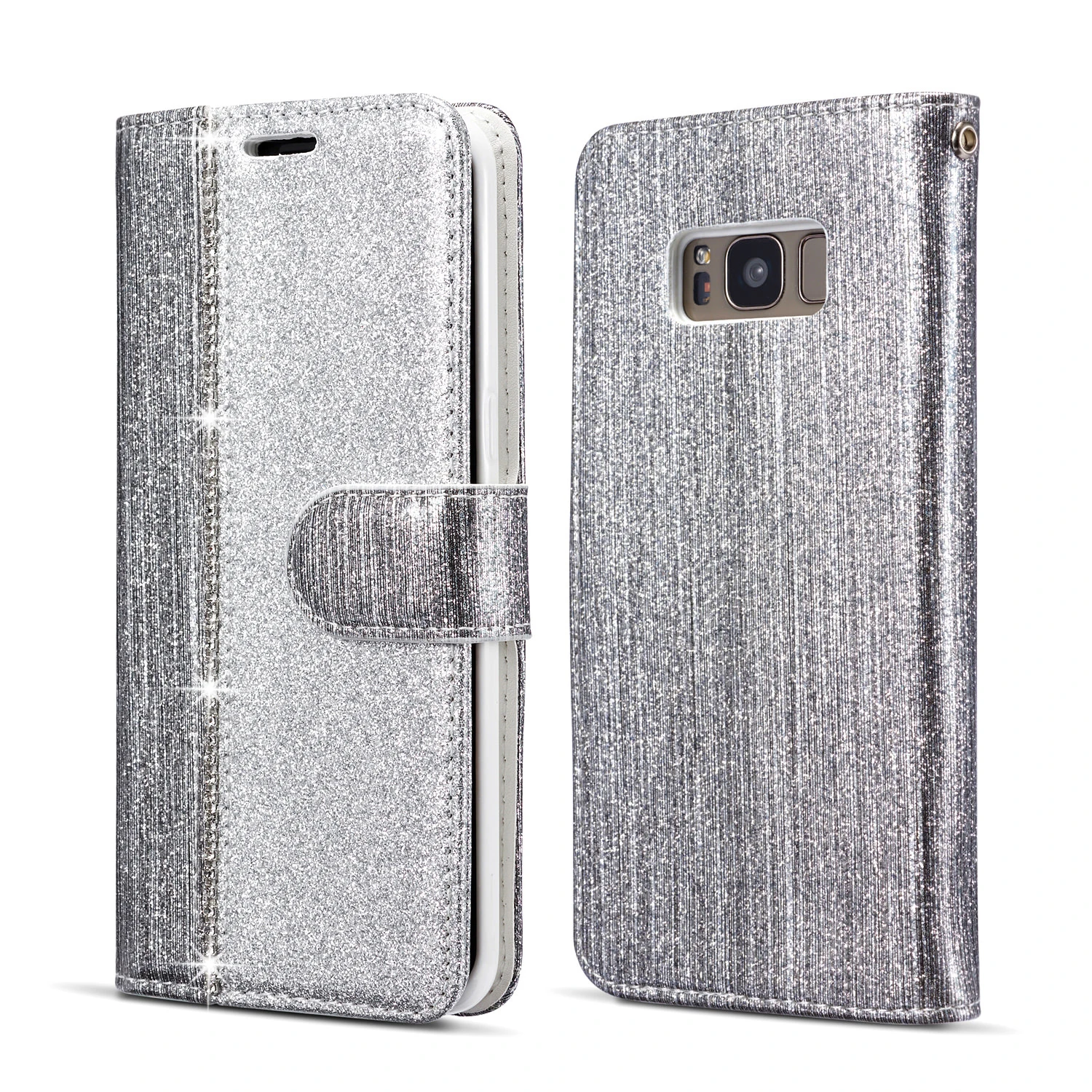 Диаманта Bling Флип Чехол Для samsung Galaxy S10 S10E S9 S8 плюс S7 край S10Plus S9Plus кожаный бумажник-книжка блестящий чехол Чехол