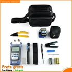 Волокно 13 шт. комплект инструментов для работы с оптическим кабелем FTTH с FC-6S волоконный Тесак и оптический Мощность метр 1 мВт прибор для визуального определения повреждения прибор для тестирования для зачистки проводов CFS-2