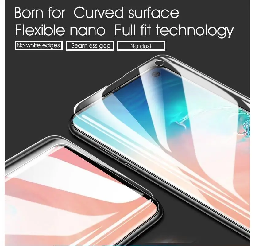 Гидрогелевая пленка протектор экрана для samsung Galaxy s10 s10e s8 s9 plus note 8 9 a70 a50 s7edge