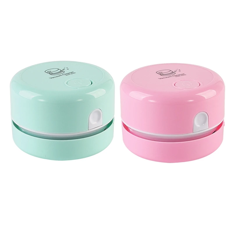 

Desktop Vacuum Cleaner, Mini Table Dust Sweeper, Handheld Cordless Tabletop Vacuum Cleaning for Keyboard School