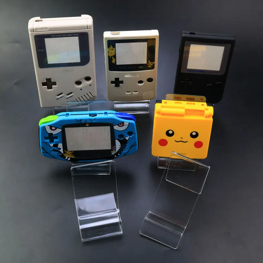 Прозрачная пластиковая подставка YuXi с окошком для GB GBC GBA SP 2DS 3DS PSP PSV игровая