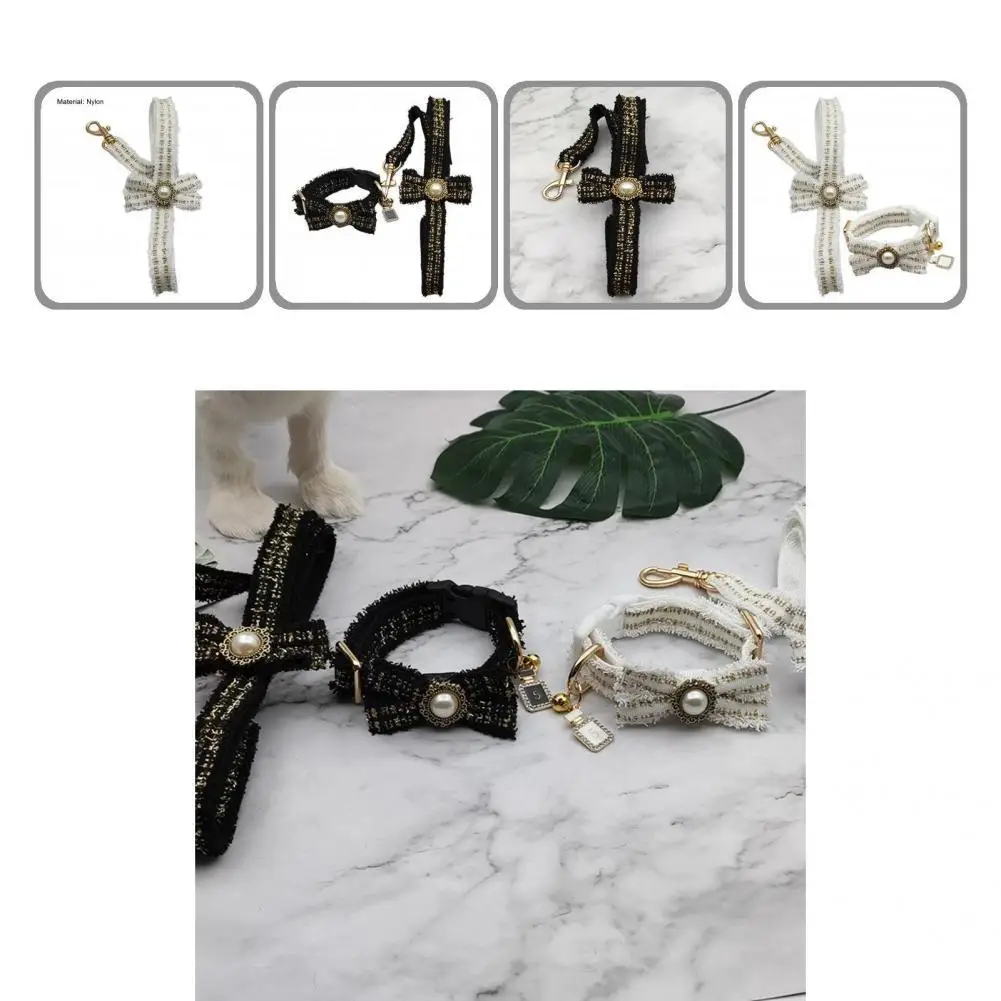 

Adjustable Size Lightweight Large Dog Walking Collar Leash Set for Daily Use