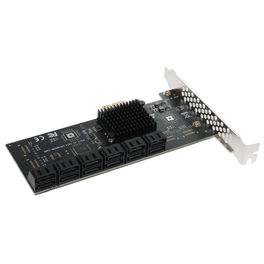 Адаптер PCIE SA3112J 20/16/12 портов PCI-Express X1 на SATA 3 0 плата расширения 6 Гбит/с