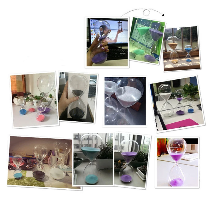 Часы с песочными часами креативные часы таймером песочниками чаепития подарок