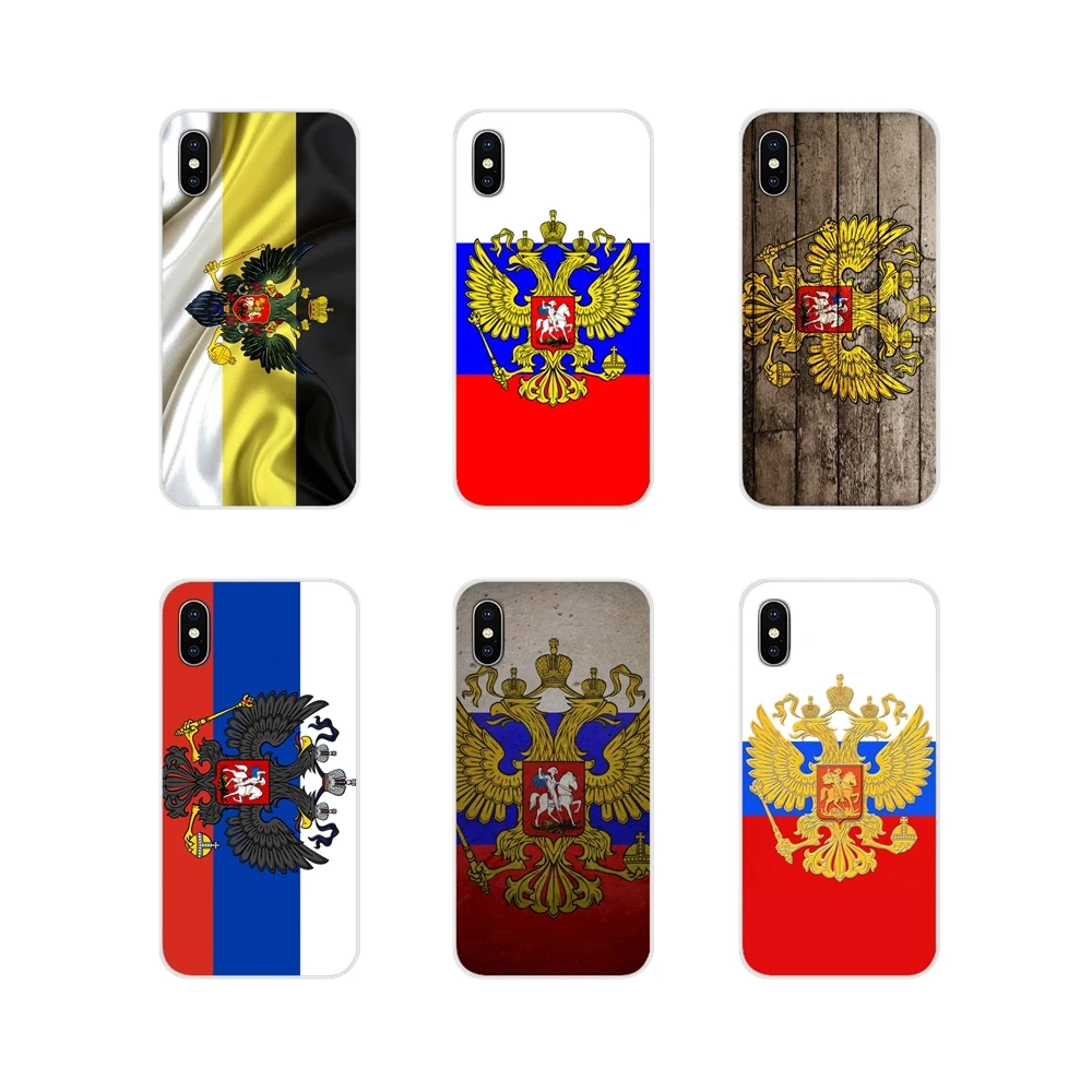 ТПУ чехол Россия герб двуглавый орел Для huawei G7 G8 P7 P8 P9 P10 P20 P30 Lite Mini Pro P Smart Plus 2017 2018