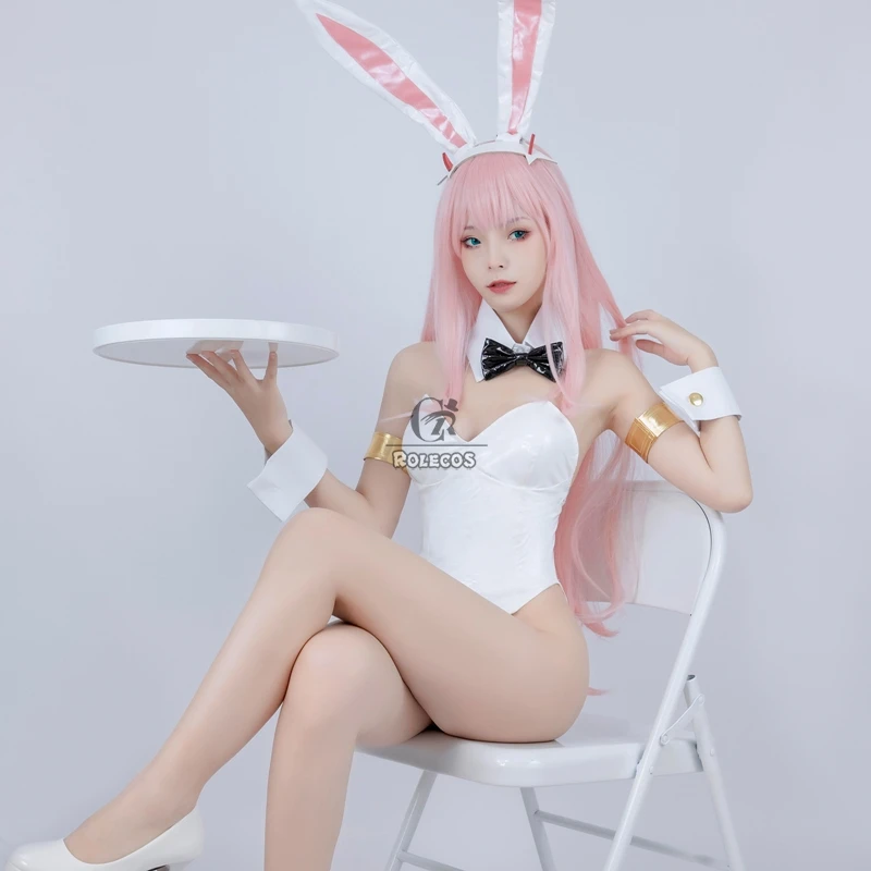 Косплей-костюм ROLECOS из аниме любимый в FranXX Zero Two Хэллоуин сексуальная женщина