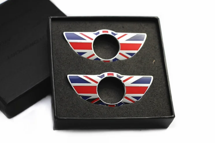 1 шт. для BMW Mini Cooper Countryman R56 R50 R53 F56 F55 R60 R57 замок двери автомобиля эмблема на крыло