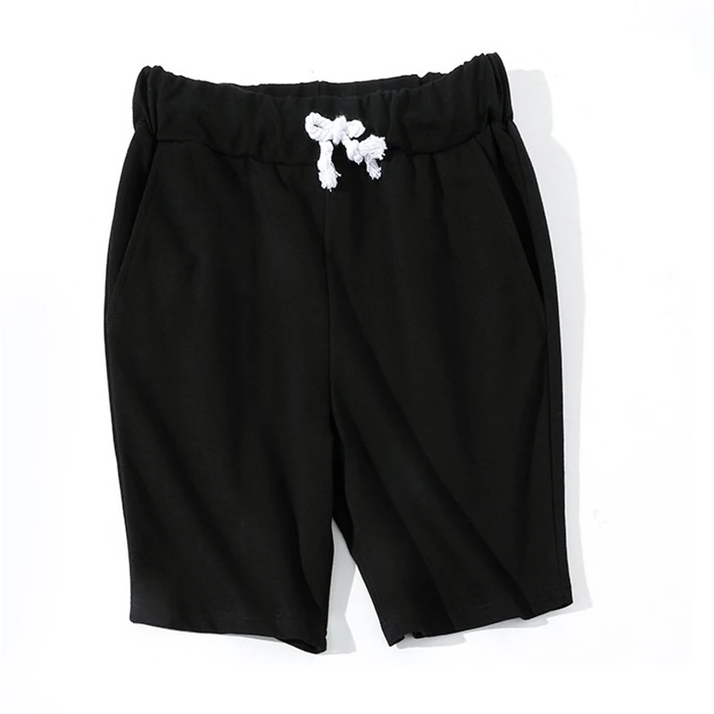 Шорты мужские однотонные длинные хлопковые спортивные штаны богатые цвета лето