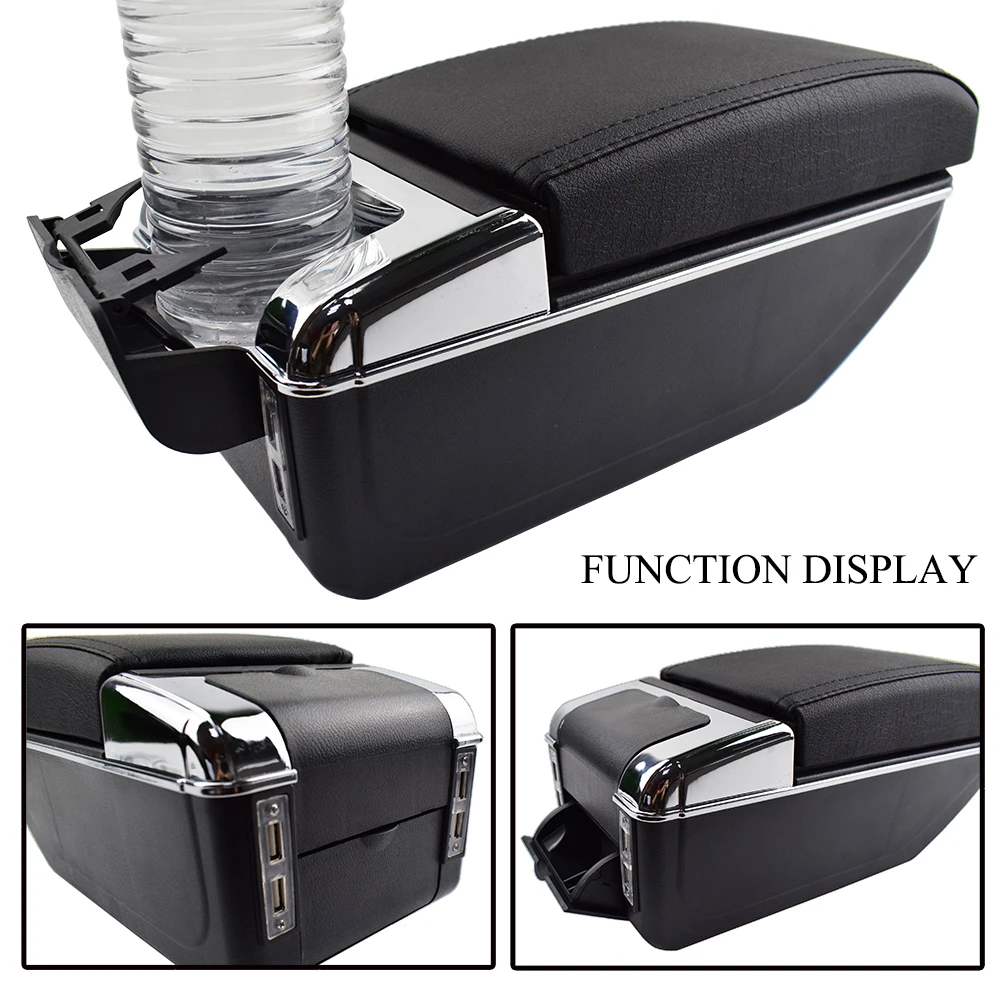 Универсальный подстаканник для автомобиля удобный контейнер хранения черный