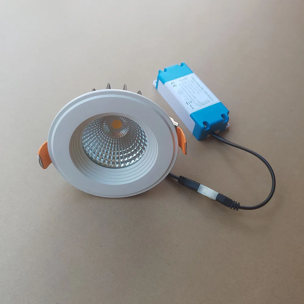Мягкий затемнения DALI Dimmable 60 луч светодиодный светильник 9 Вт 15 Вт 20 Вт 30 Вт 40 Вт для Hotal Hall Конференц-зал супермаркет Ресторан