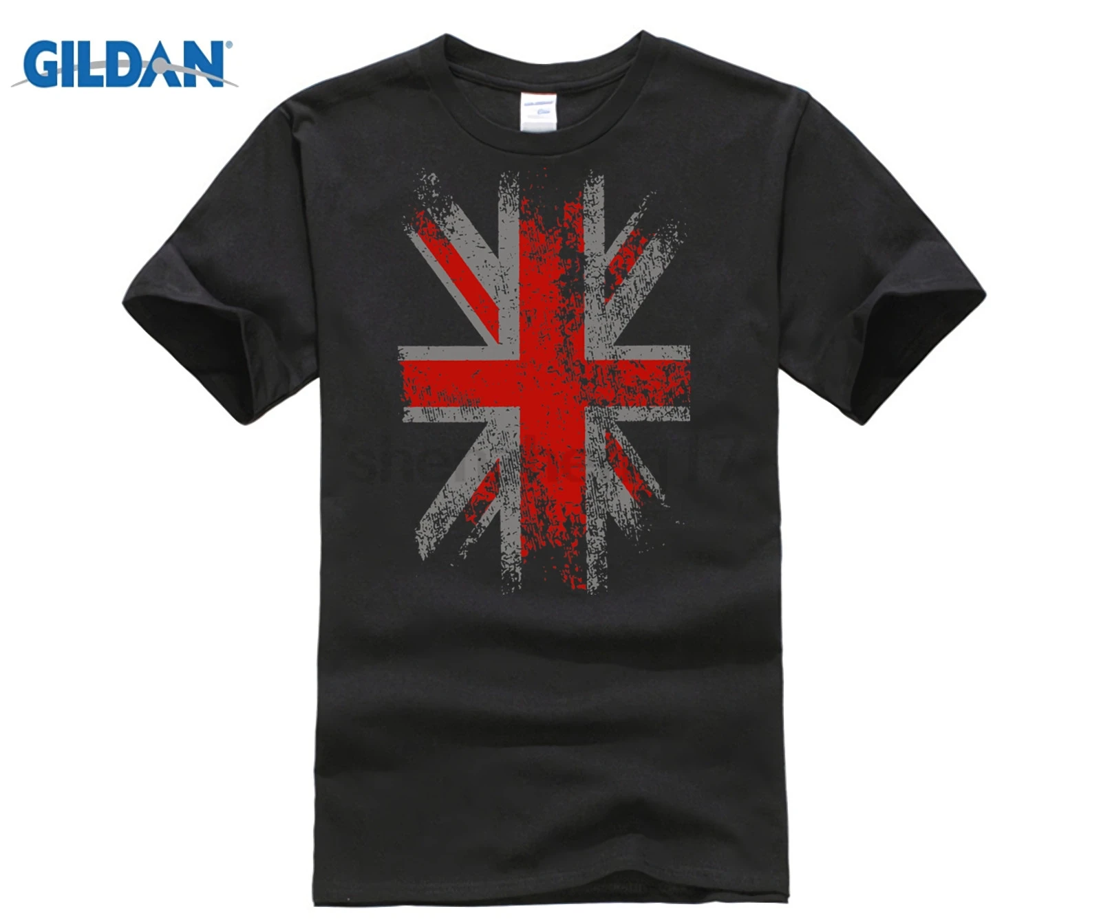 Мужские Винтажные Футболки с английским флагом британским 2019 | Мужская одежда
