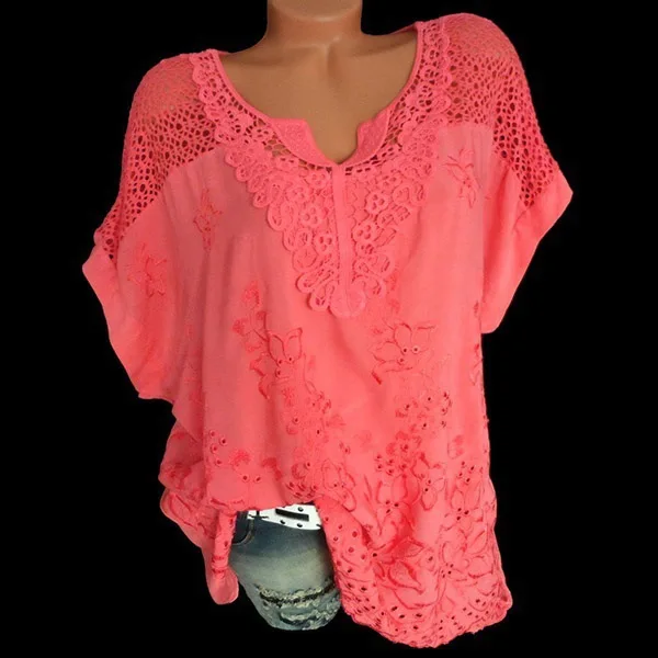 Белый топ размера плюс 5xl 4xl Blusas Elegantes 2021 футболка для женщин Xxxxxl Xxxxl кружевные