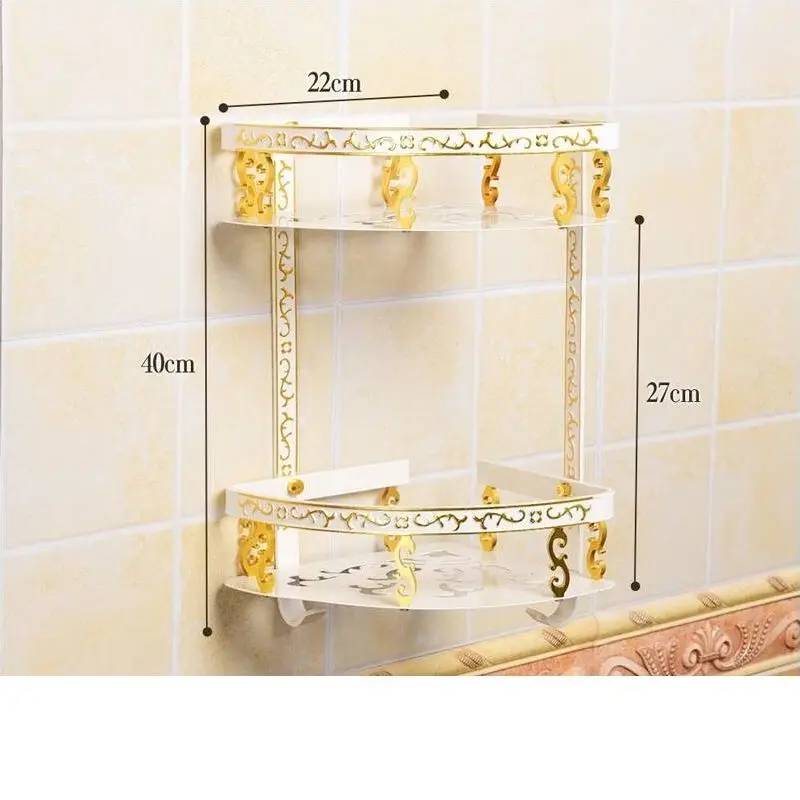 

Lazienki Porta Shampoo Mobile Bagno Etagere Mural Estanteria Mensole Banheiro Shower Wall Shelf Accessories Bathroom Organizer